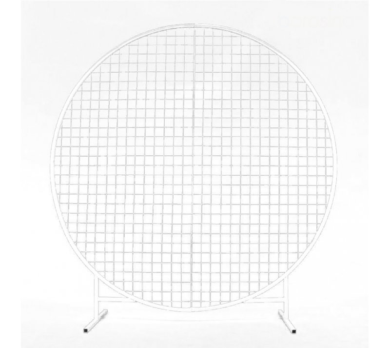 Struttura Per Palloncini Ad Arco Rotondo, 2 Metri - Kit In Metallo Per Matrimoni, Compleanni, Feste (telaio Nuziale)